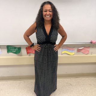 New ELL teacher Rosa Gomes is here for anyone who needs her